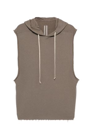 Brown cotton SL Hoodie RICK OWENS | RU01F2153JNT34